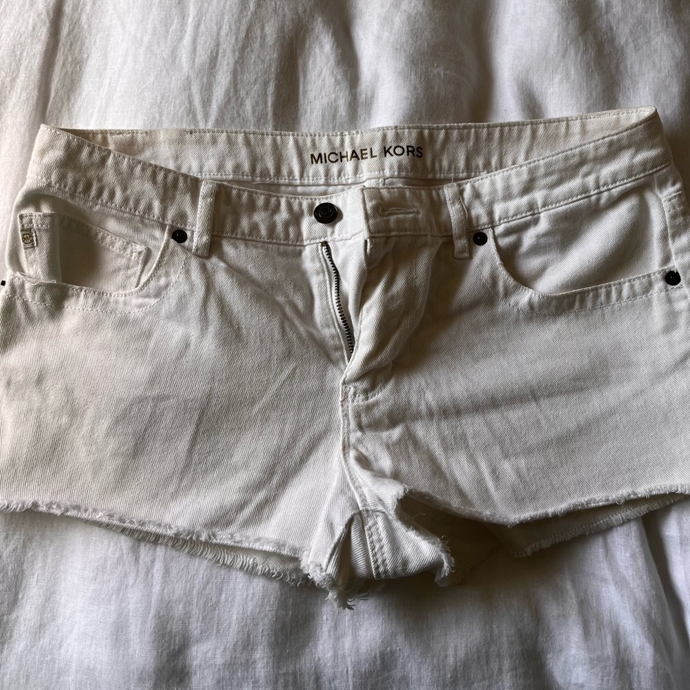 Michael Kors white shorts size 6
